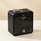 Aabi Aroma Diffuser in black, waterless home diffuser, front-right view