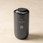 Aabi Car Diffuser in titanium, front view